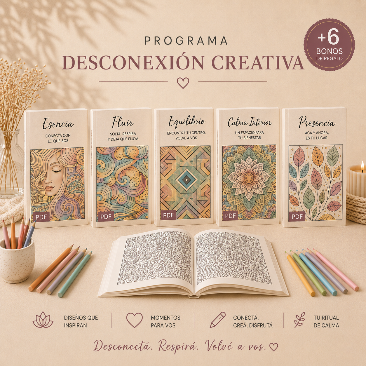 Cómo dejar de pensar demasiado – Programa Desconexión Creativa ✨ + 6 Regalos