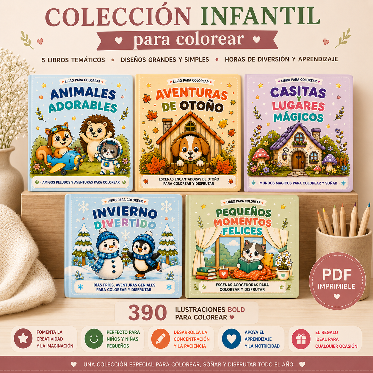 Colección Infantil para Colorear