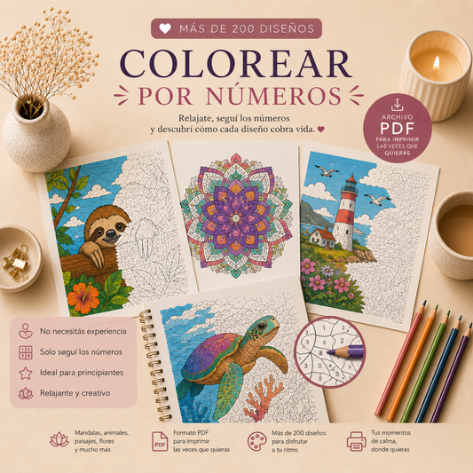 Pack Colorear por Números · Edición Especial