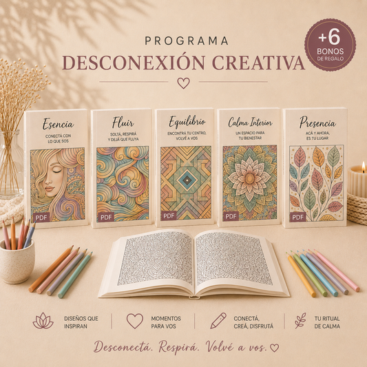 Cómo dejar de pensar demasiado – Programa Desconexión Creativa ✨ + 6 Regalos